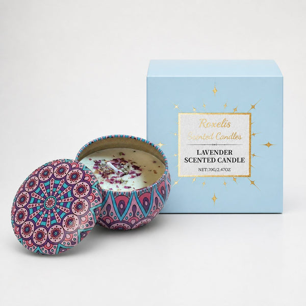 Lavender Scented Candle — 70 g Jar