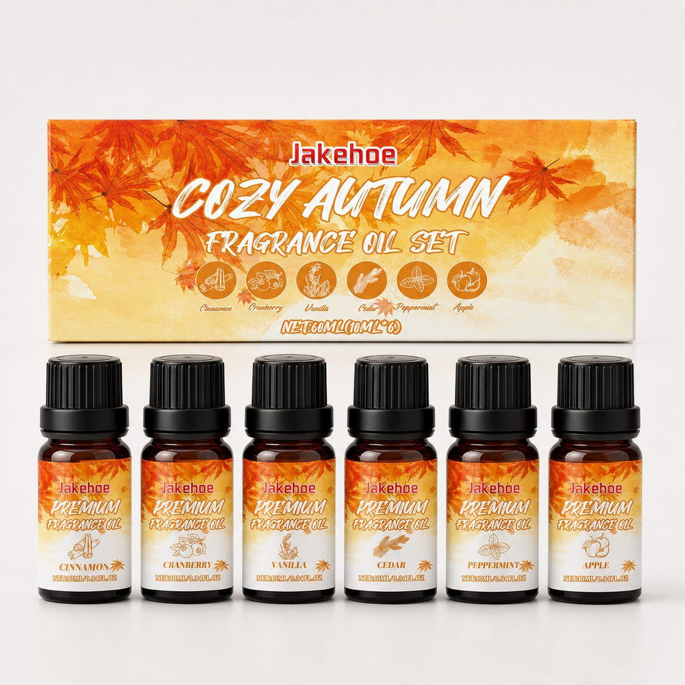 Home Fragrance Essential Oil Set — 6 x 10 ml