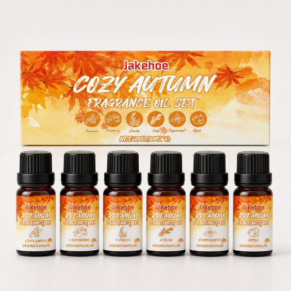 Home Fragrance Essential Oil Set — 6 x 10 ml