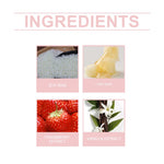 Scented Candle Gift Set — Strawberry Shaped, 3 Pieces