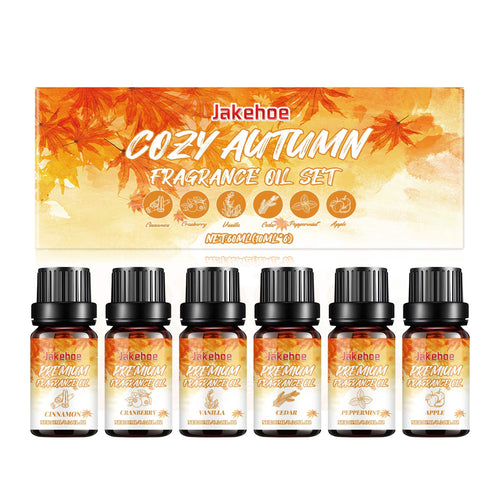 Home Fragrance Essential Oil Set — 6 x 10 ml
